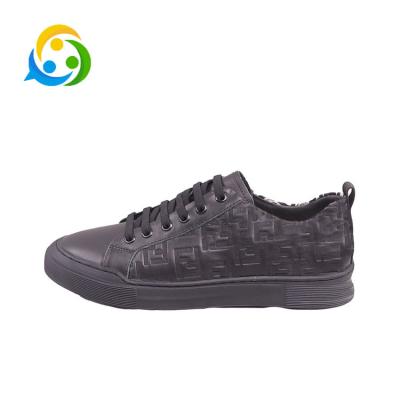 China Famous luxury latest models EVERGREEN high quality wholesale brand shoes for man black genuine leather sneaker for sale