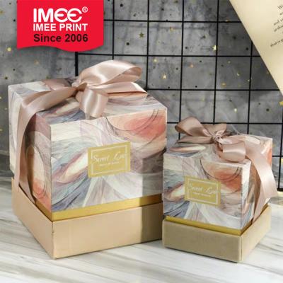 China IMEE box wedding gift box biodegradable exquisite Korean version simple birthday package for girl lipstick gift box for sale