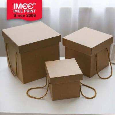 China Custom Luxury Logo Paper Cardboard Packaging Box Gift Box IMEE Recyclable Wholesale Packaging for sale