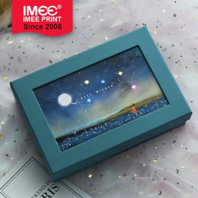 China IMEE Recyclable Wholesale Custom Creative Gift Box Twine Gift Box Packing Box Colorful Valentine Gift Birthday Lamp String Gift Box for sale