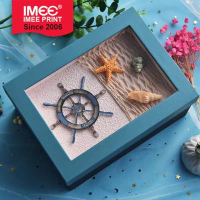 China IMEE Biodegradable Creative Mediterranean Gift Box for Boyfriend and Girlfriend Gift Box Cartoon Children Gift Box for sale