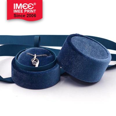 China IMEE Ring Box Solid Color Biodegradable Creative Proposal Necklace Box for sale