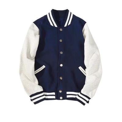 Cina QUICK DRY Custom Embroidered Chenille Patches Wool Genuine Leather Jackets Letterman Baseball College Varsity Jacket in vendita