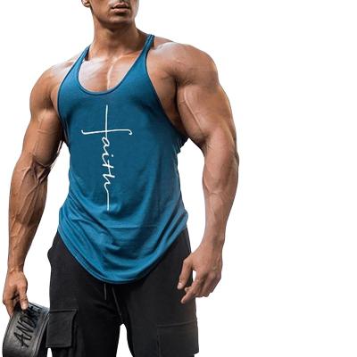 China Custom QUICK DRY style tank tops gym men's pattern printing vests for men's casual wear new for sale