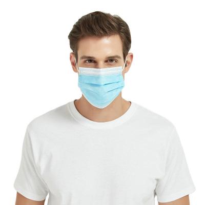 China Nicht gesponnene Wegwerfgesichtsmasken drei Schicht-Breathable Gesichtsmasken mit justierbarem Earloop zu verkaufen