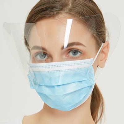 China Antinebel-Gesichts-Schild-Wegwerf3 Schicht-Gesichtsmaske-medizinisches Maske CER hohes Breathability u. bequeme Klasse ich 3 Jahre 3 Plys zu verkaufen