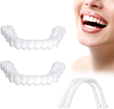 China SJ Smile Tooth Customizable Temporary Perfect Fake Teeth Molds Whitening Veneers Disposable Fake Braces for Teeth à venda