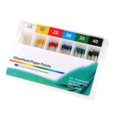 China SJ High Quality Dental Paper Points Disposable Endodontic Gutta Percha Points for Dental Patients for sale