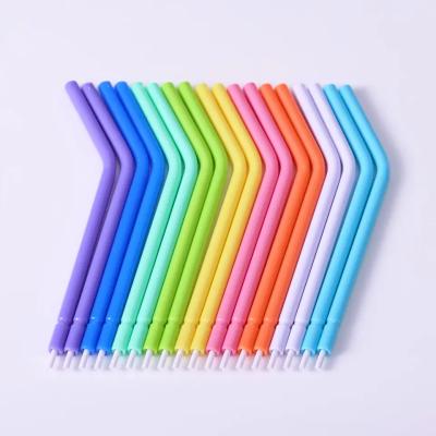 China SJ AT100 Hot-Selling Dental Plastic Disposable Air Water Syringe Tips Plastic Triple Way Dental Suction Tips zu verkaufen