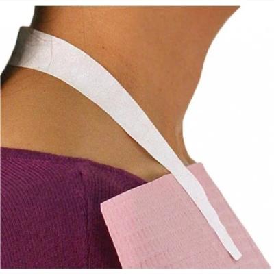 China SJ Dental Self-adhesive Bib Holder Strips Disposable Non-Woven Dental Patient Bib Self-Adhesion Holders for sale