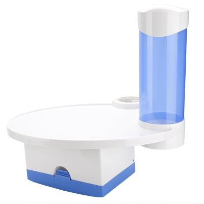 China SJ Dental Tray 3 in 1 Cup Storage Holder Tissues Paper Box for Dental Chair Te koop