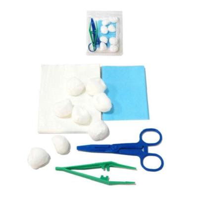 中国 SJ Medical Use Basic Dressing Set Disposable Sterile Wound Dressing Pack Basic Dressing Set for Wound Care 販売のため