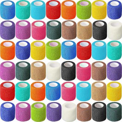 Chine SJ Self Adhesive Wrap Bandages Bulk Breathable Athletic Tape Self Adherent Soaker Pad Cohesive Tape à vendre