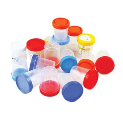 중국 SJ High Quality Disposable Sterile Stool Container Sample Collection Cup 30ml 60ml 120ml Urine Container 판매용