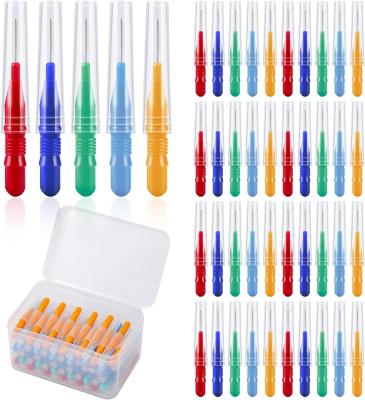 Κίνα SJ Braces Brush Cleaner Interdental Brush Toothpick Dental Tooth Flossing Head Oral Dental Hygiene Flosser προς πώληση