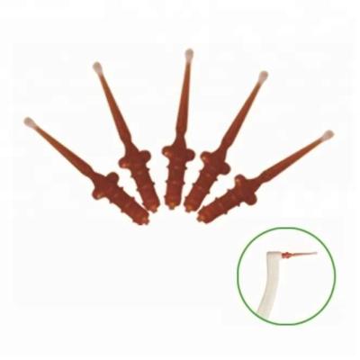 China SJ Disposable Dental Micro Brushes Denture Electric Teeth Brush Tip Plastic Micro Swabs Applicators en venta