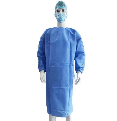 China SJ High Quality Disposable Isolation Nonwoven Suit Gown Level 3 4 Surgical Reinforced Medical Protective Clothes en venta