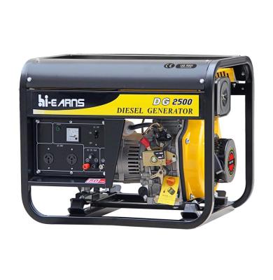 China Small Portable Diesel Generator Open Frame 2KW Generator DG2500 for sale