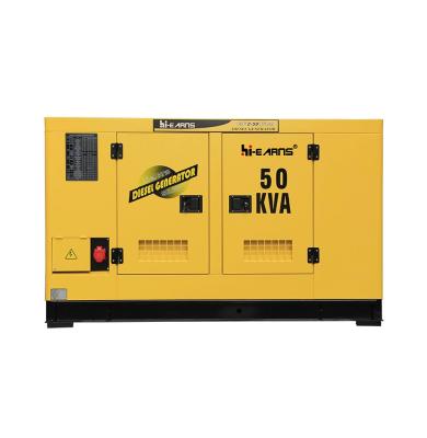 China High Quality Silent Type Diesel Engine Canopy 50KVA Generator 65L for sale