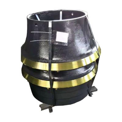 China Wear castings. High Speed ​​Straight Smooth Concave Mantle Cone Grinder Cone Edge Manganese Grinder for sale