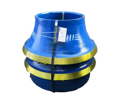 China Crushing Cone Crusher Bowl Liners Manganese Cast Iron Wear Parts for sale