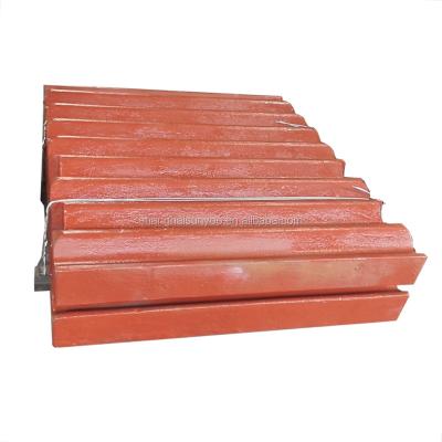 China Crushing Crusher Liner Plate For Mining MN13 MN18 Cast Iron Jaw Plate for sale