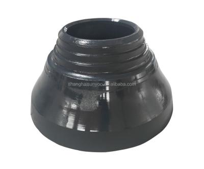 China Ore Mining Crusher Spare Parts Wheel Concave Liner Coat Cone Crusher Parts for sale