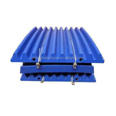 China Crushing Jaw Plate Toggle Plate Cast Manganese Liners For Mining Jaw Crushers for sale