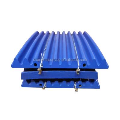 China Ore Mining High Manganese Jaw Plate For Metso Crusher Manganese Casting Steel Plate for sale