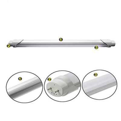 China Factory Cheap Price SKD T8 Plastic Rod Driver 18w 20w 150lmw PF0.9 110-240V IC Desktop Aluminum Profile Diffuser T8 LED Tube Plastic Light for sale