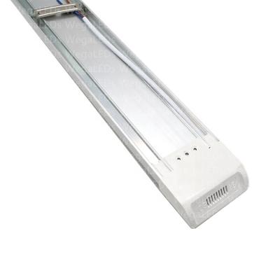 China 4Feet 36W Aluminum or Iron Lamp Profile PC Aluminum Diffuser Batten Housing Raw Materials SKD LED Solid State Relay Boards Purification Lighting Fixture for sale