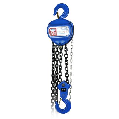 China Small Volume Chain Block Circular Chain Chute Micro Manual Hoist Chain Block 1T 2t3m 5t6m for sale