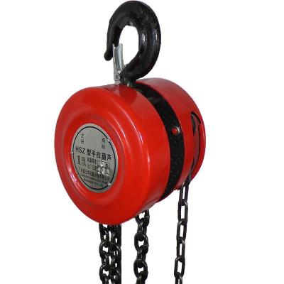 China Lifting Goods Chain Block Chain Circular Drop Hoist Micro Manual Chain Block 1T 2t3m 5t6m for sale