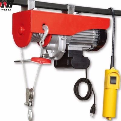 China High Quality Rope Lifting Goods PA200/400/600/800 Mini Type Lifting Motor Wire Pulling Electric Hoist Electric Winch for sale