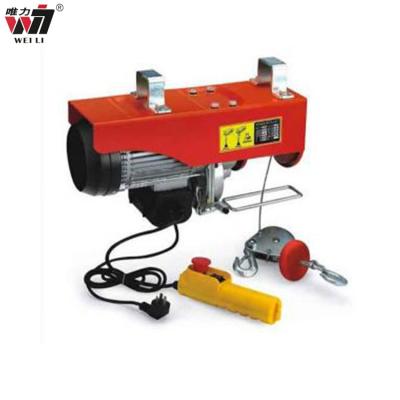 China High Quality Pa100 110v Small Mini Wireless Electric Hoist PA Type Professional Construction Site Lifter Factory for sale