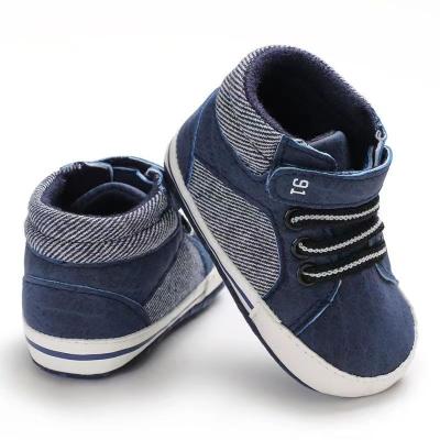 China Comfortable and soft cotton baby walking shoes for sale