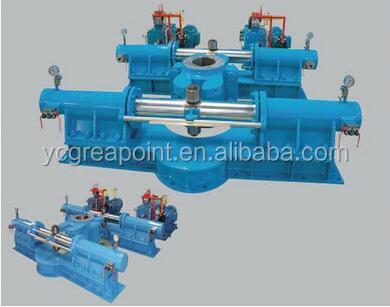 China Marine Fork type electro-hydraulic fork type steering gear (four cylinders with two pistons and one tiller) for sale