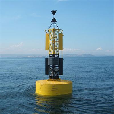 China FRP/steel/polyurea Marine Steel Navigation Buoys with solar light for sale