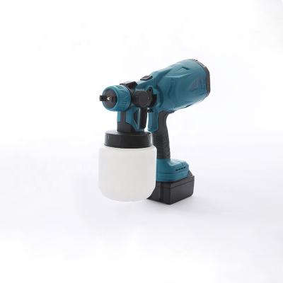 China Electric spray gun paint cordless 21V Lithium battery portable mini small household Handheld electric paint cordless spray gun for sale