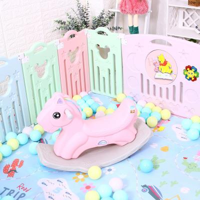 China C'dear High Quality Easy Assembly Child Safety Baby Play Yard Indoor Safety Cuna Corral Para Bebe Metal Playpen Playground Fence for sale