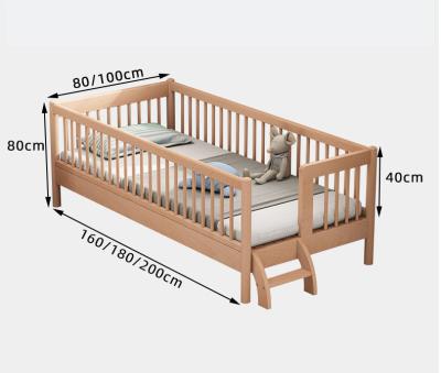 China 2020 new contemporary high quality modern simple children's single bed children's bed can be customized children's bed for sale