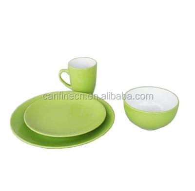 China Viable Wholesale Porcelain Dinner Sets Stoneware Dinner Set for sale