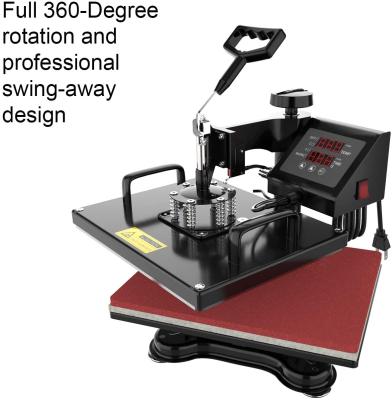 China China Double Display Sublimation Coating Equipment New Advanced 8 in 1 Combo Heat Transfer Sublimation Heat Press Machine for Mug/Cap/T-shirt/Slate Rock/MDF for sale