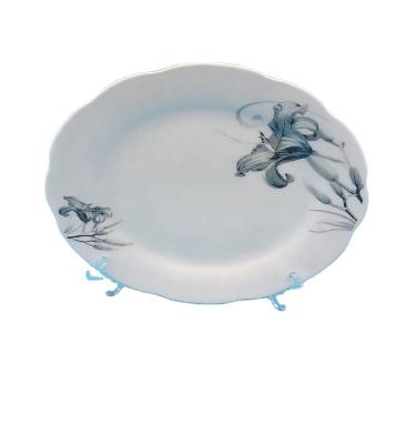 China Cheap Sustainable Ceramic Microwave Dish Dish Restaurant Indian Dinner Dish for sale