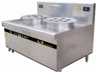 China Double burner Stainless Steel Commercial Dim Sum Steamer zu verkaufen