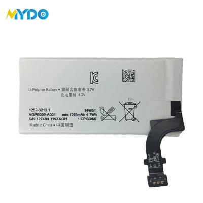 China Mobile phone China manufacture rechargeable Li-ion polymer battery 1265mah for Sony xperia p LT22i for sale