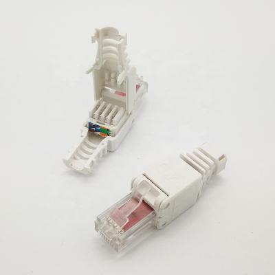 China High quality data connection price RJ45 cat6 UTP best end plugs/RJ45 modular male connectors for solid wire for sale