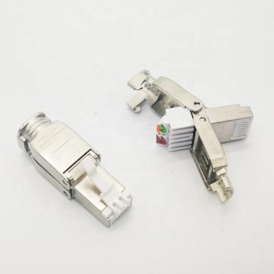 China CE/RoHS/UL Termination Lisyed RJ45 Cat.6 STP Modular Jacks/Connectors For Solid Wire Free Plug/Toolless RJ45 Plug/Cat6 Tool zu verkaufen