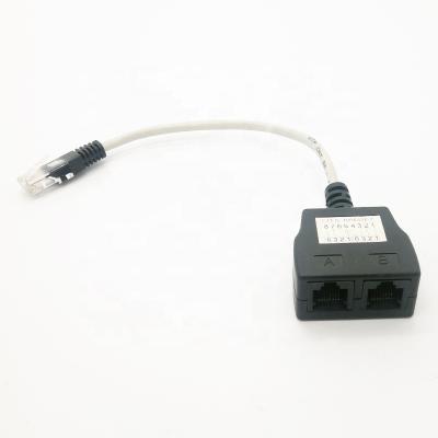 China RJ45 1 to 2 RJ45 Network Splitter RJ45 Connector/2-Port RJ45 Female Ports Splitter Adapter LAN Splitter/Combiner Cable for sale