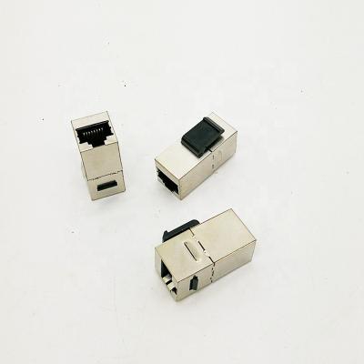 중국 Network RJ45 Female To Cat6 Female Shielded Modular Coupler Integrated With Keystone Lock 판매용